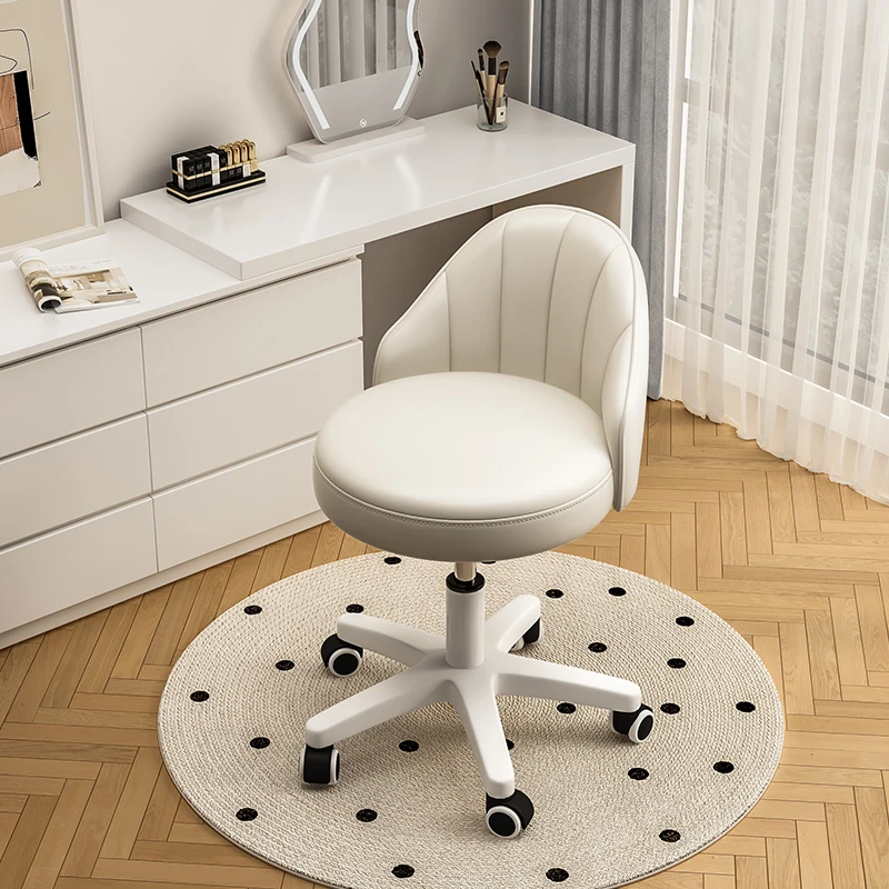 Universal wheel stool Cream wind rotatable manicure chair Dresser stool
Universal wheel stool Cream wind rotatable manicure chair Dresser stool