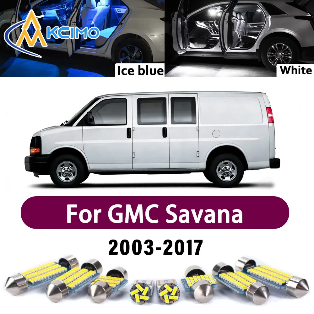 Super Bright LED Interior Lamp Kit For GMC Savana 2003-2017 Error Free Canbus Door Map Dome Trunk Reading Mirror Light Bulbs
Super Bright LED Interior Lamp Kit For GMC Savana 2003-2017 Error Free Canbus Door Map Dome Trunk Reading Mirror Light Bulbs