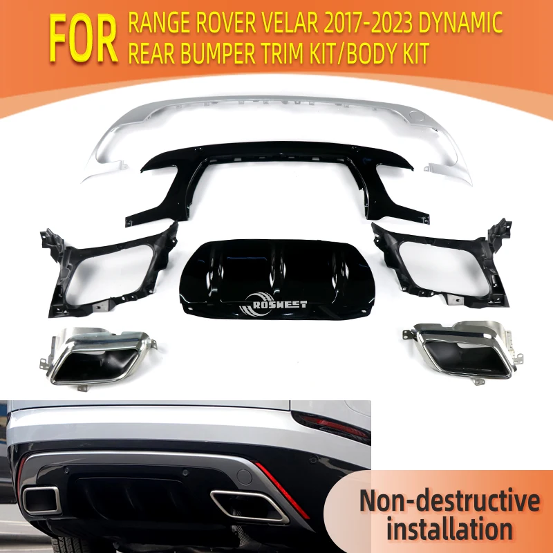 For Land Rover Range Rover Velar L560 2017 2018 2019 2020 2021 2022 2023 Dynamiv Rear Bumper Trim Car Accessories Styling
For Land Rover Range Rover Velar L560 2017 2018 2019 2020 2021 2022 2023 Dynamiv Rear Bumper Trim Car Accessories Styling