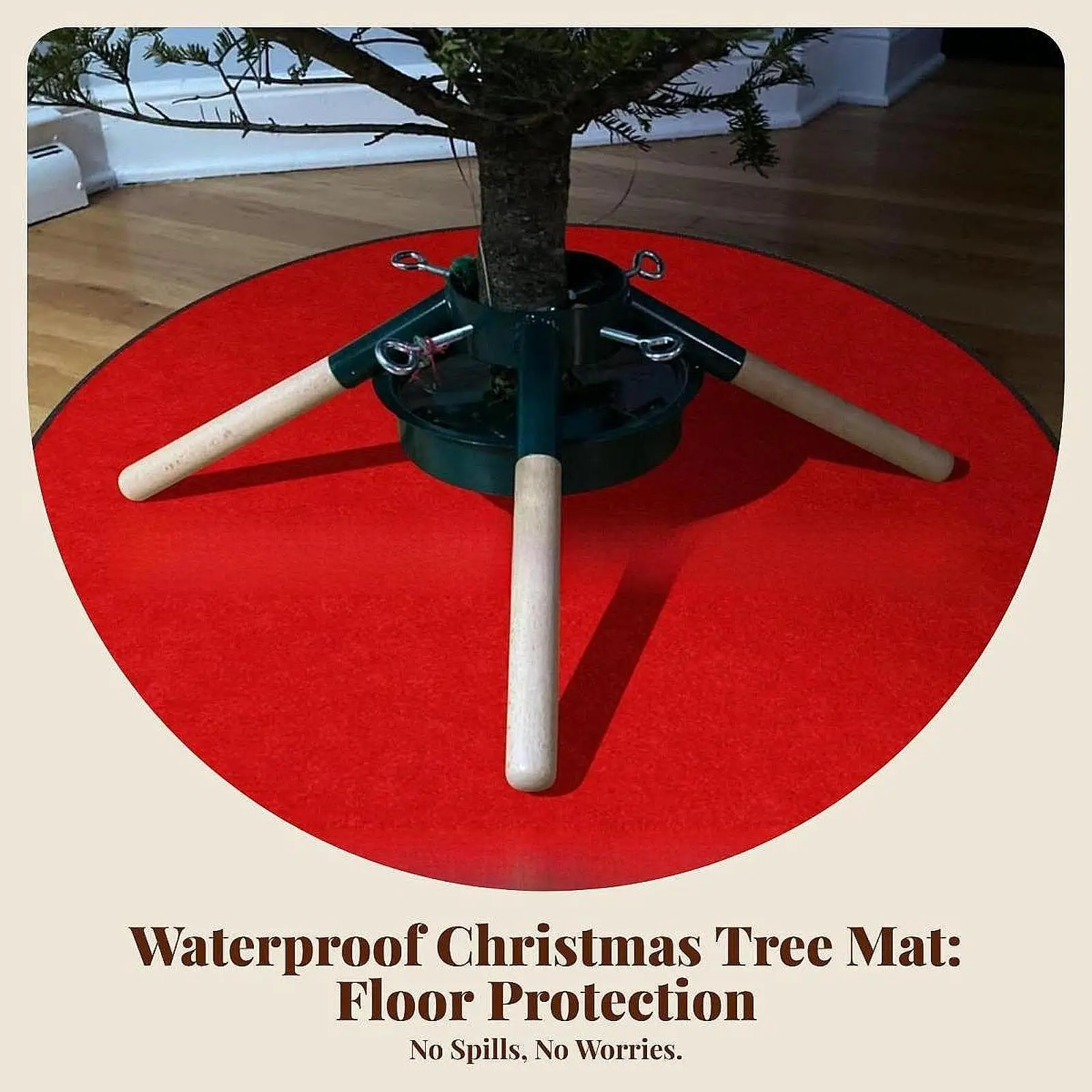 Reversible Christmas Tree Mat Gift Easy to Store Decoration Double Sided Pad Floor Protector Xmas Tree Skirt for Home Wedding
Reversible Christmas Tree Mat Gift Easy to Store Decoration Double Sided Pad Floor Protector Xmas Tree Skirt for Home Wedding