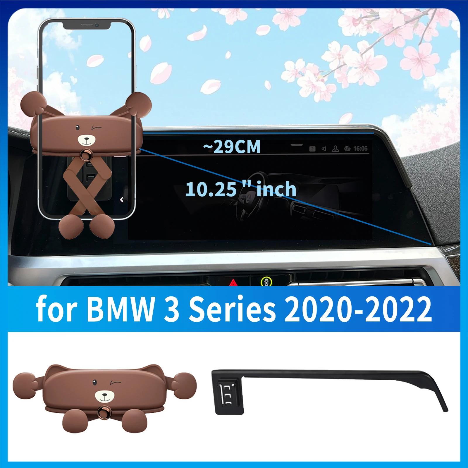 Car Mobile Phone Holder for BMW 3 Series 2020-2022 G20 (10.25in) Bracket Navigation Stand Auto Accessories cartoon Cute style
Car Mobile Phone Holder for BMW 3 Series 2020-2022 G20 (10.25in) Bracket Navigation Stand Auto Accessories cartoon Cute style
