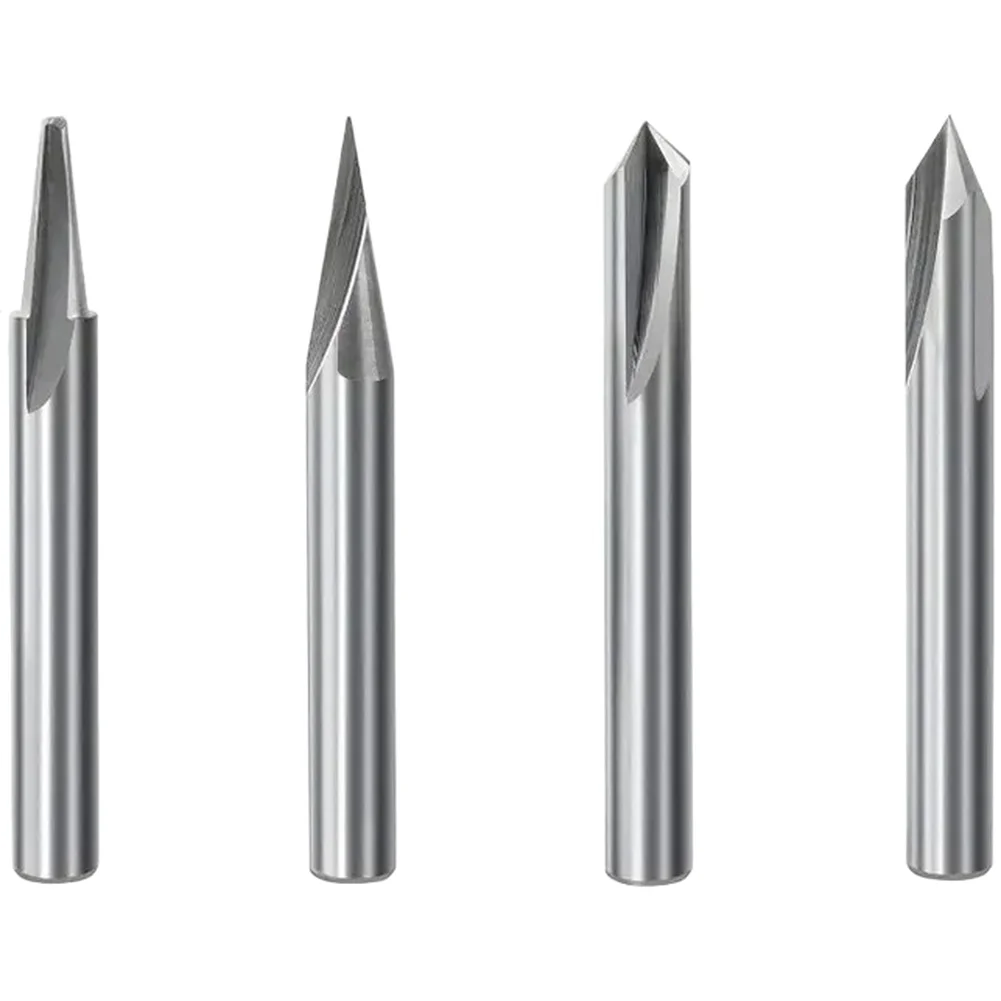 YK20 Alloy V Cut Engraving Bit Set for CNC Router 15 20 60 90 Degree Tips for Acrylic For Wood MDF PVC Carving
YK20 Alloy V Cut Engraving Bit Set for CNC Router 15 20 60 90 Degree Tips for Acrylic For Wood MDF PVC Carving