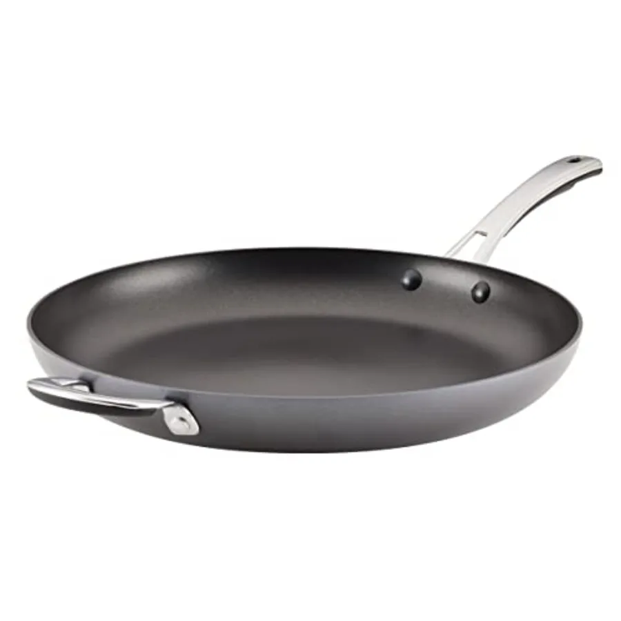 Cook + Create Hard Anodized Nonstick Frying Pan/Skillet with Helper Handle, 14 Inch - Black
Cook + Create Hard Anodized Nonstick Frying Pan/Skillet with Helper Handle, 14 Inch - Black