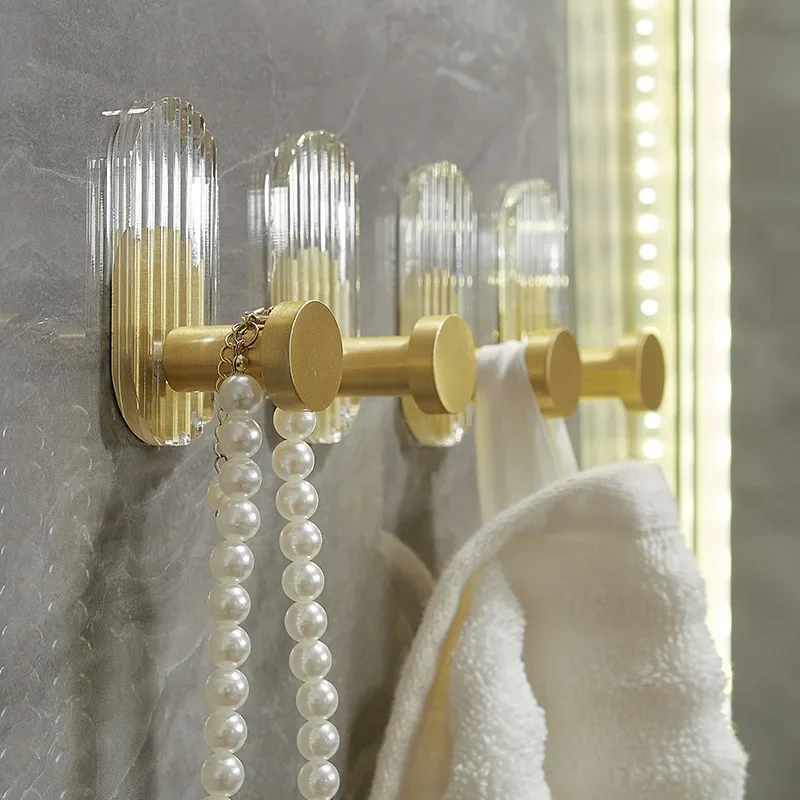 Light Luxury Style Acrylic Transparent Hook Without Punching Bathroom Towel Hook Bedroom Strong Adhesive Hook Wall Hooks 3pc
Light Luxury Style Acrylic Transparent Hook Without Punching Bathroom Towel Hook Bedroom Strong Adhesive Hook Wall Hooks 3pc