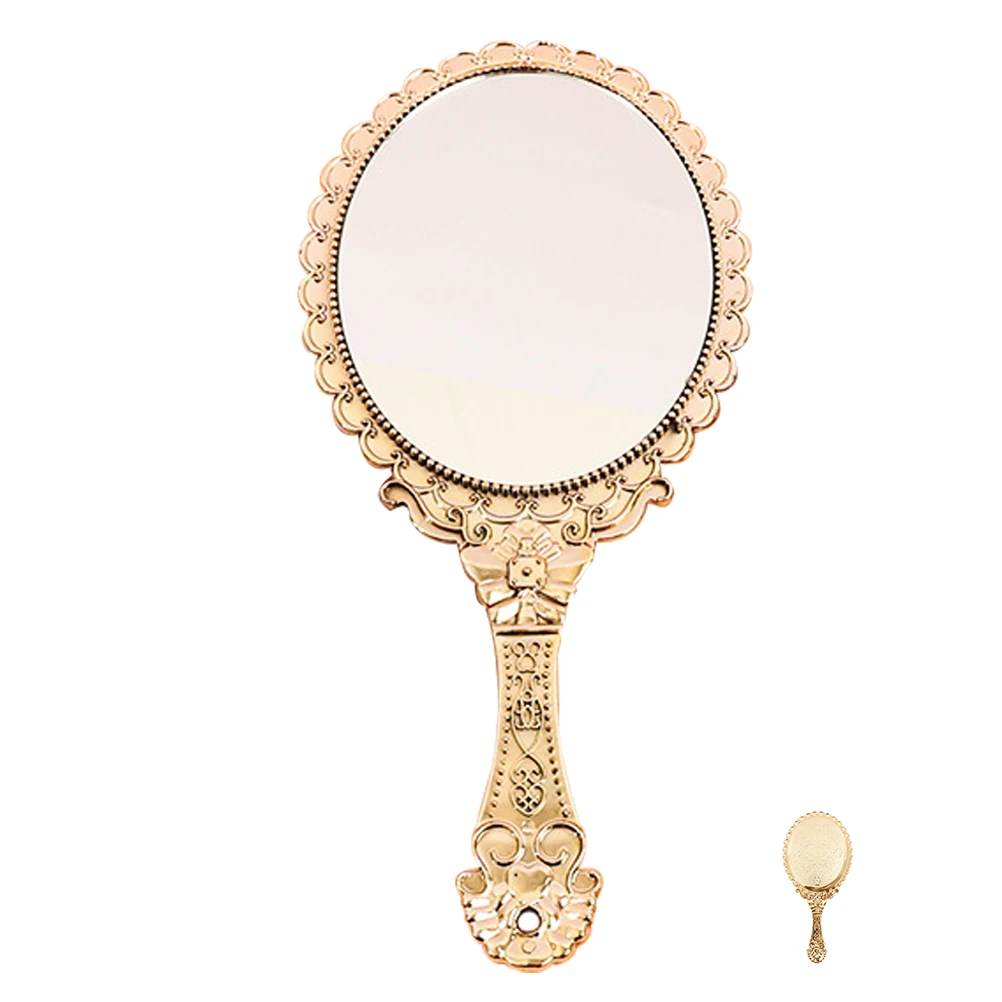 Retro Makeup Handheld Vanity Mirror High Definition Portable Travel Decorative Handheld Mirror Small Haircut Vintage Design
Retro Makeup Handheld Vanity Mirror High Definition Portable Travel Decorative Handheld Mirror Small Haircut Vintage Design