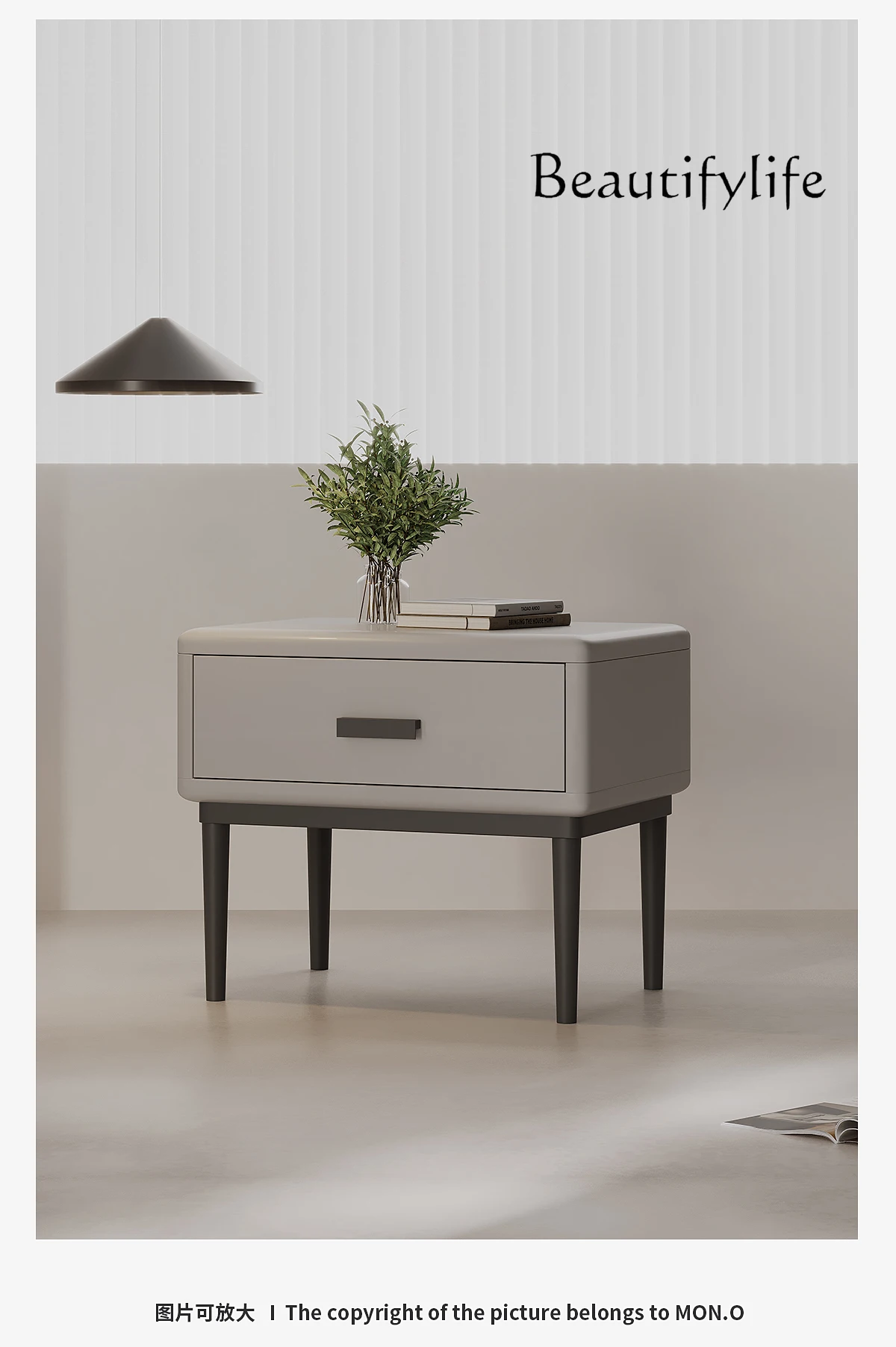 Nordic Simple Small Bedroom Bedside Locker Home Designer Storage Side Cabinet
Nordic Simple Small Bedroom Bedside Locker Home Designer Storage Side Cabinet