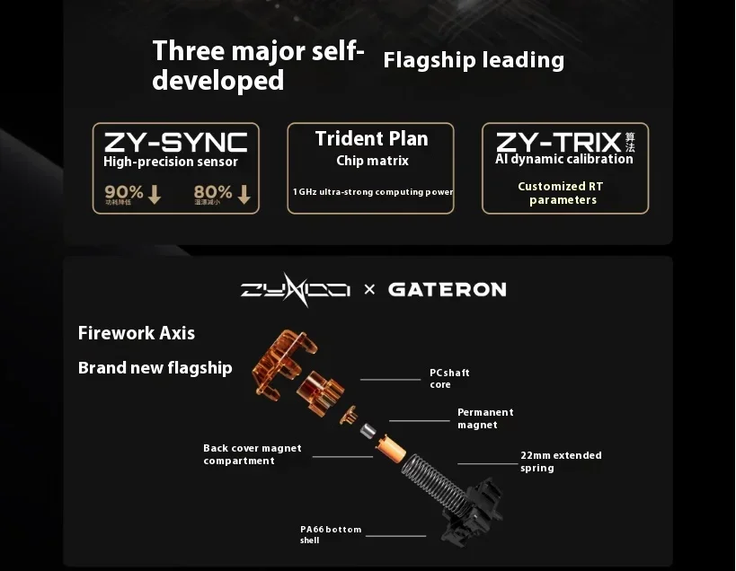 ZYNOO Y65 Magnetic Switch Keyboard Wired Gaming Aluminum Alloy 8K RGB Mechanical Keyboard 0.001mm RT Gasket Keyboard PC Gamer
ZYNOO Y65 Magnetic Switch Keyboard Wired Gaming Aluminum Alloy 8K RGB Mechanical Keyboard 0.001mm RT Gasket Keyboard PC Gamer