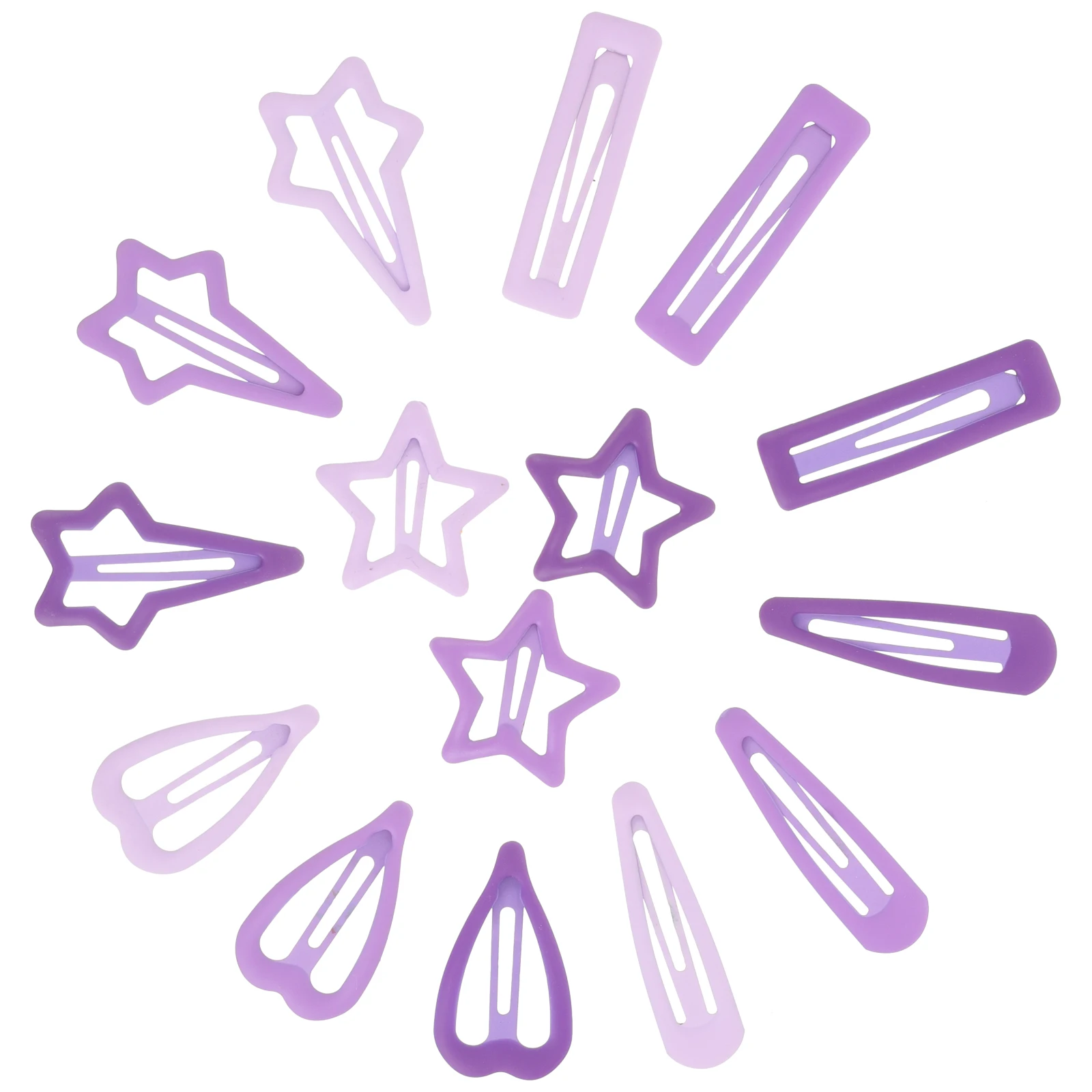 15 Pcs Pentagram Hairpin Girl Accessories Simple Cute Kids Clip For Thick Hair Girls Purple Metal Barrettes Hair Decor
15 Pcs Pentagram Hairpin Girl Accessories Simple Cute Kids Clip For Thick Hair Girls Purple Metal Barrettes Hair Decor