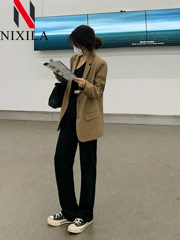 New Spring Autumn Blazer for Women Elegant Korean Casual Women's Jacket Fashion Luxury Female Coats Splice Office Lady Clothes
New Spring Autumn Blazer for Women Elegant Korean Casual Women's Jacket Fashion Luxury Female Coats Splice Office Lady Clothes