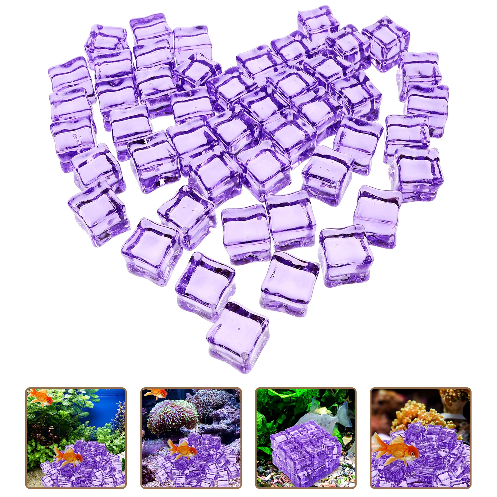 Cube Ice Simulated Decoration Washable Fish Tank Shape Violet Plastic Fake Cubes
Cube Ice Simulated Decoration Washable Fish Tank Shape Violet Plastic Fake Cubes