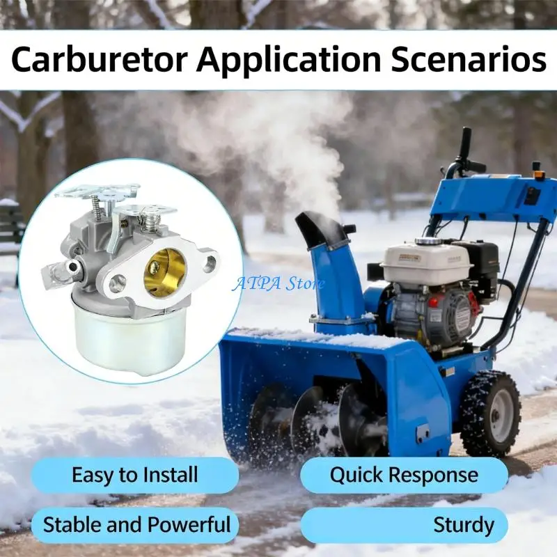 U13C Efficient Carburetor For 5HP Snow Thrower Designed For Various Brands Including Common Equivalents
U13C Efficient Carburetor For 5HP Snow Thrower Designed For Various Brands Including Common Equivalents