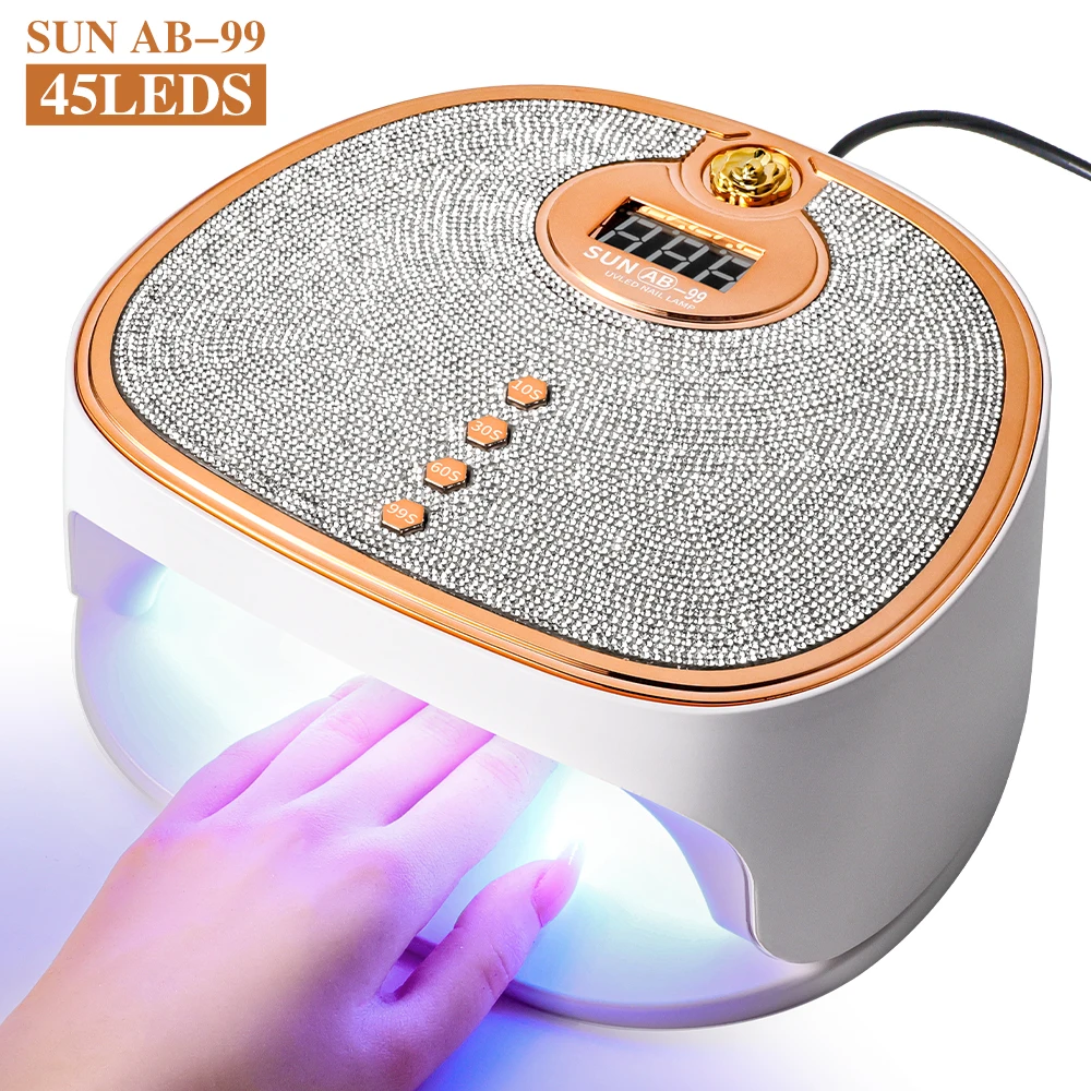 45LEDS UV Gel Nail Lamp UV Nail Dryer LED Light For Manicure Gel Polish-4 Timers Professional Nails Gel Polish Light Dryer Tool
45LEDS UV Gel Nail Lamp UV Nail Dryer LED Light For Manicure Gel Polish-4 Timers Professional Nails Gel Polish Light Dryer Tool