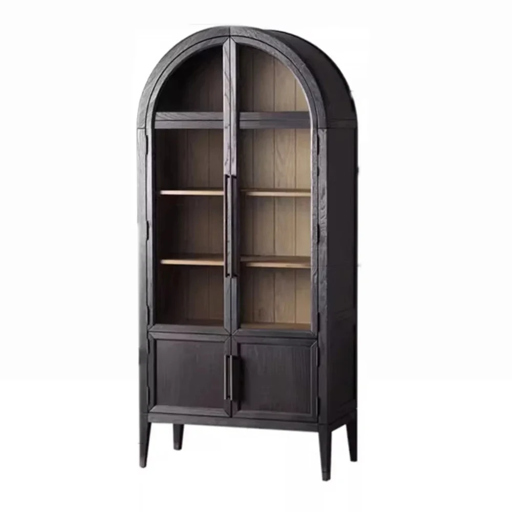 American Light Luxury Style Solid Wood Bookcase French Retro Arch Wine Cabinet Locker
American Light Luxury Style Solid Wood Bookcase French Retro Arch Wine Cabinet Locker