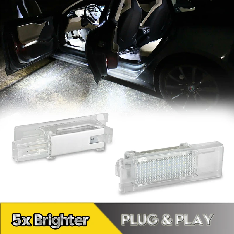2Pcs LED Door Courtesy Footwell Light Trunk Luggage Lamps For Alfa Romeo 147 159 Giulietta Mito Fiat 500X 500L Dodge Challenger
2Pcs LED Door Courtesy Footwell Light Trunk Luggage Lamps For Alfa Romeo 147 159 Giulietta Mito Fiat 500X 500L Dodge Challenger