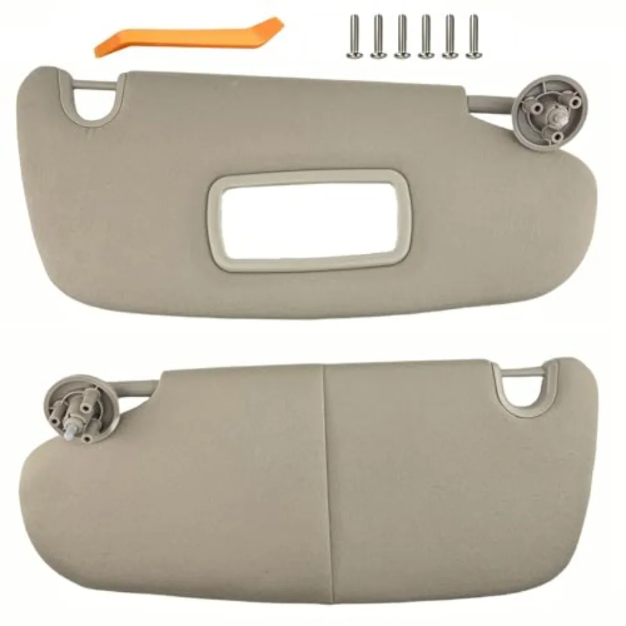Sun Visor Replacement Pair Compatible with 2002-2009 Dodge Ram 1500 2500 3500 - Driver and Passenger Side Beige Color - Replace
Sun Visor Replacement Pair Compatible with 2002-2009 Dodge Ram 1500 2500 3500 - Driver and Passenger Side Beige Color - Replace