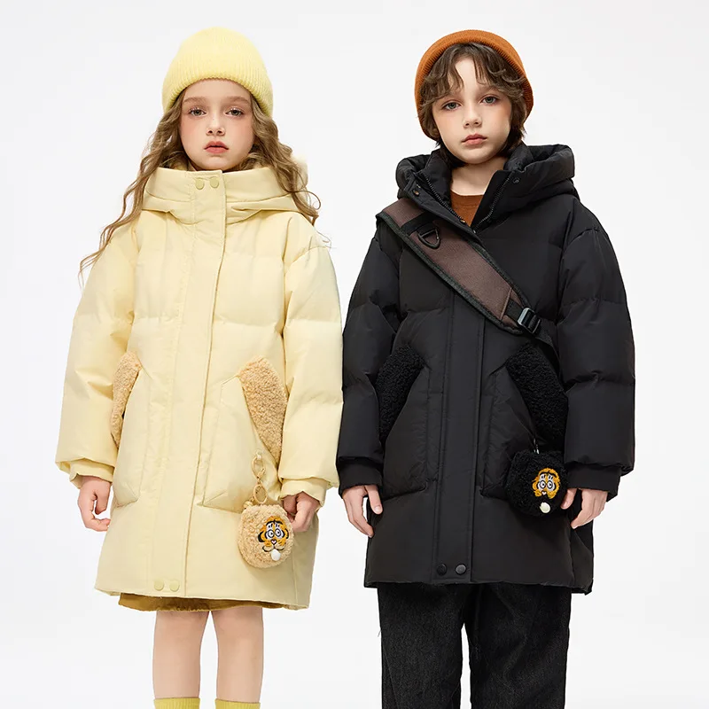 RAISE -20 Degrees Teens Girl Duck Down Jacket Hooded Thicken Warm Children Girl Outerwear Coat 4-14Y Kids Girls Mid-length Parka
RAISE -20 Degrees Teens Girl Duck Down Jacket Hooded Thicken Warm Children Girl Outerwear Coat 4-14Y Kids Girls Mid-length Parka