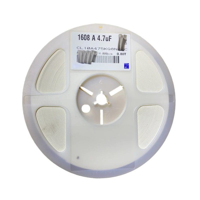 4000 шт./лот 0603 4,7 мкФ 6,3 В 10 В 16 В 25 В 50 В 475 К 1608 ± 10% X5R, MLCC, SMD керамические конденсаторы, 0603 Чип-конденсатор, CL10A475KQ8NNC
4000 шт./лот 0603 4,7 мкФ 6,3 В 10 В 16 В 25 В 50 В 475 К 1608 ± 10% X5R, MLCC, SMD керамические конденсаторы, 0603 Чип-конденсатор, CL10A475KQ8NNC
