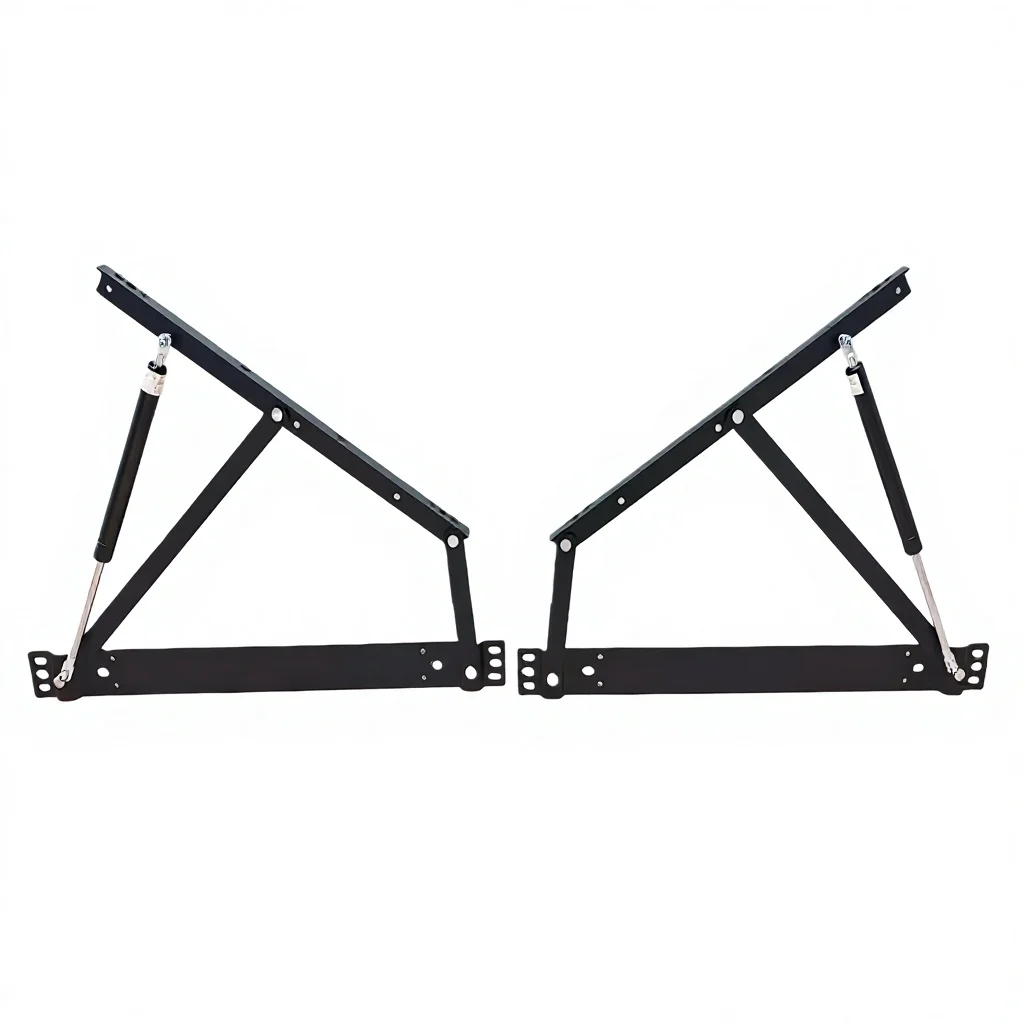 Heavy Duty Metal Black Storage Bed Frame Lifting Mechanism Furniture Hardware Accessories with Gas Spring
Heavy Duty Metal Black Storage Bed Frame Lifting Mechanism Furniture Hardware Accessories with Gas Spring