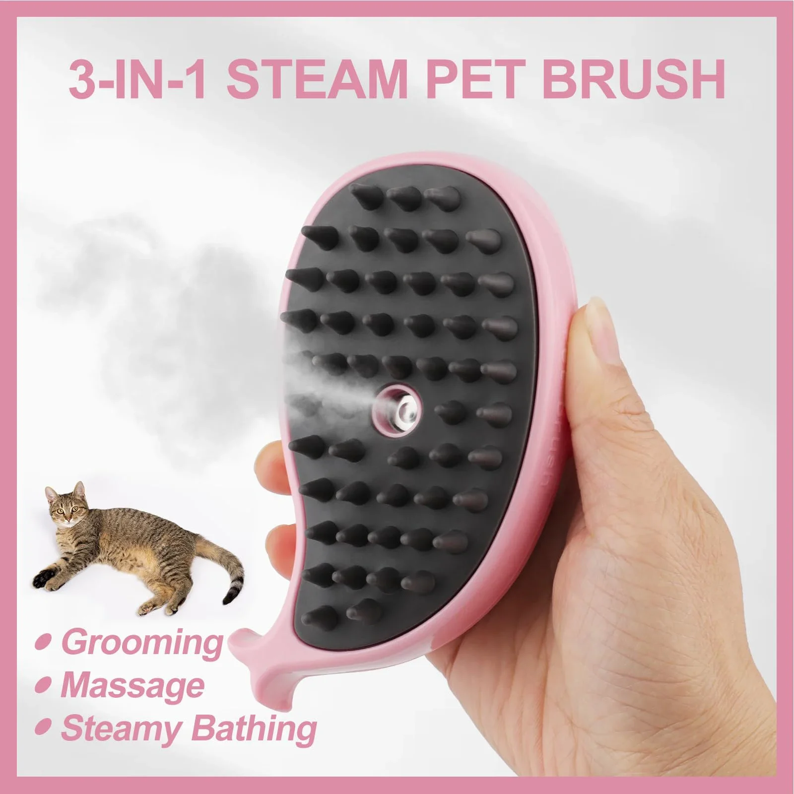 Pet Steam Brush for Shedding 3 in 1 Electric Spray Comb for Massage Cat Dog Grooming Tool Handheld Cleaning Dogs Brush mascotas
Pet Steam Brush for Shedding 3 in 1 Electric Spray Comb for Massage Cat Dog Grooming Tool Handheld Cleaning Dogs Brush mascotas