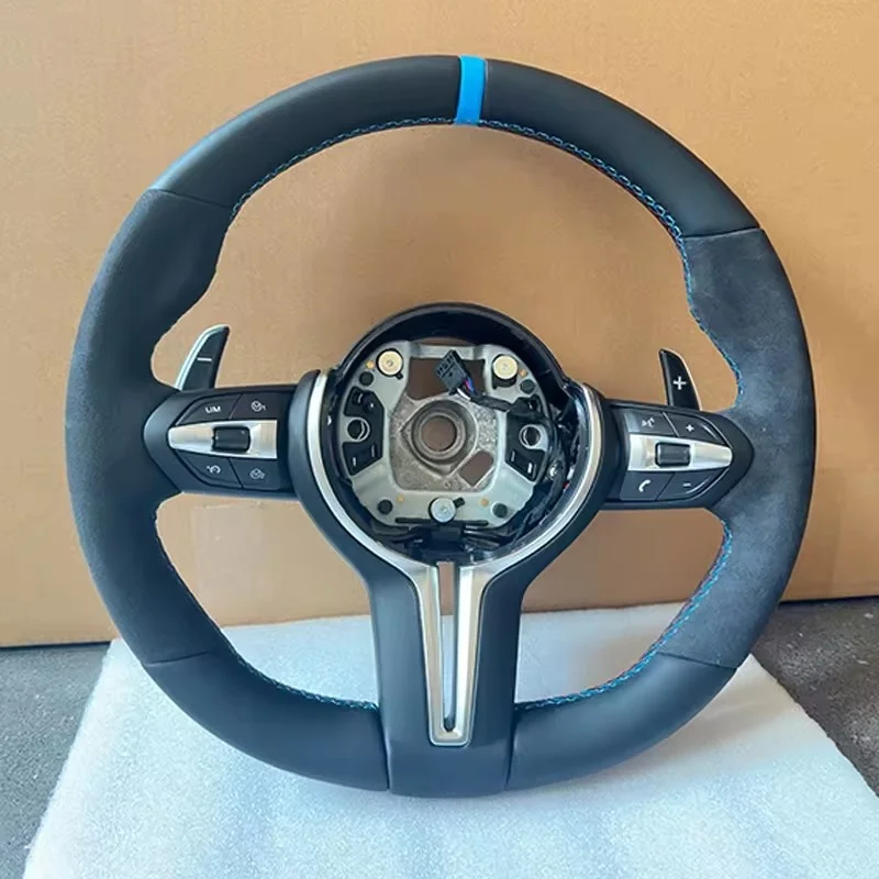 Customized Suede Car Steering Wheel For BMW E Series E90 E91 E93 X5 E70 E71 X6 E72 E53 E84 E89 E81 E87Steering Wheel Accessories
Customized Suede Car Steering Wheel For BMW E Series E90 E91 E93 X5 E70 E71 X6 E72 E53 E84 E89 E81 E87Steering Wheel Accessories