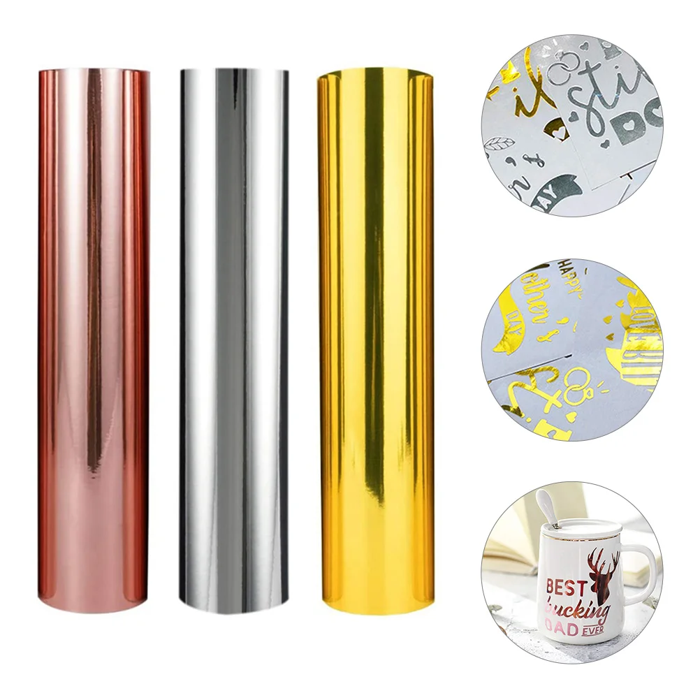 3 Rolls Self-Adhesive Permanent Adhesive Fabric Diy Transfer Film T-Shirts Hoodies Cups Crafts Glass Heat Transfer Roll For Home 
3 Rolls Self-Adhesive Permanent Adhesive Fabric Diy Transfer Film T-Shirts Hoodies Cups Crafts Glass Heat Transfer Roll For Home