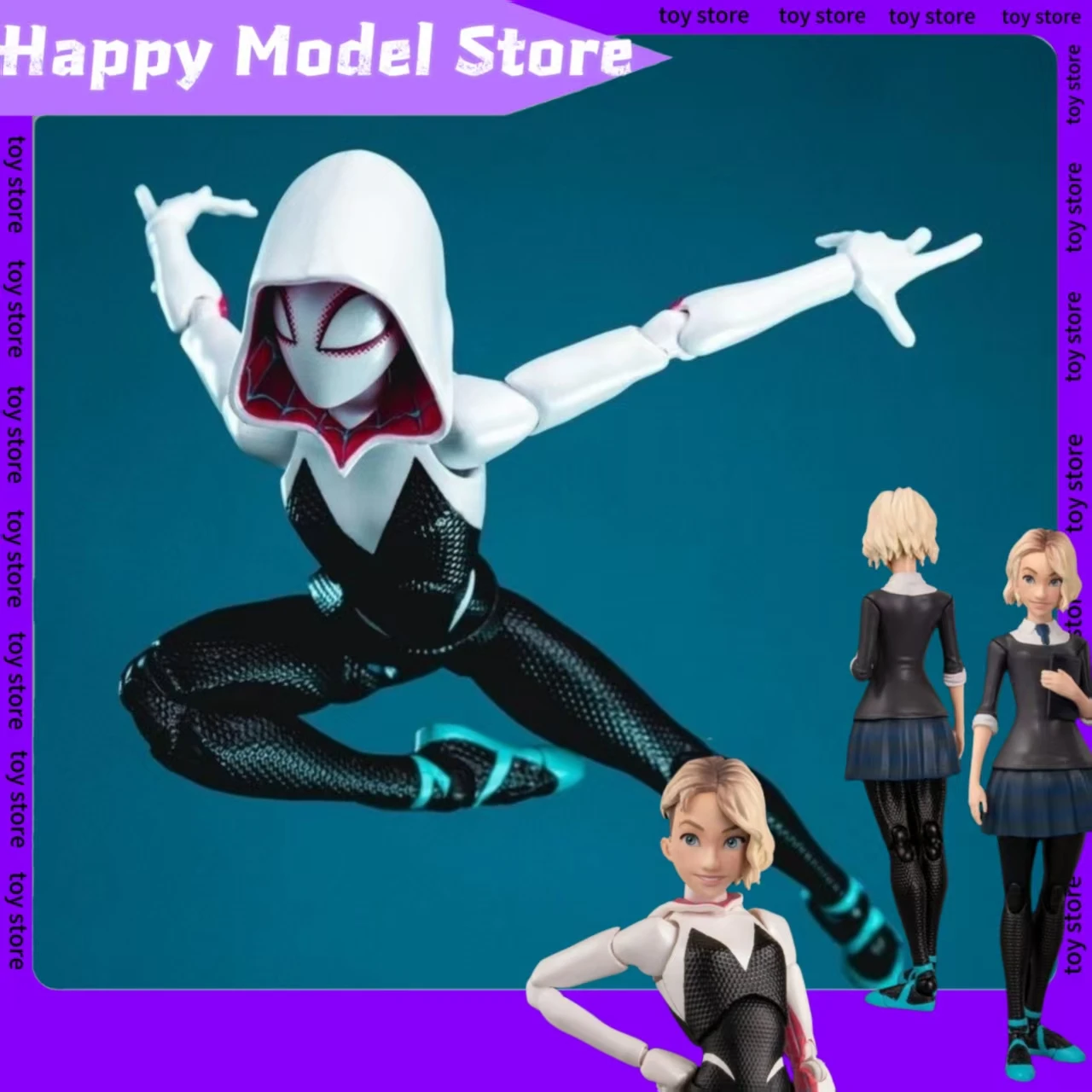 In Stock Parallel Universe Spider Gwen Super Movable Figurine Movie Fans Puppet Model Ornament Collection Periphery Boy Toy Gift
In Stock Parallel Universe Spider Gwen Super Movable Figurine Movie Fans Puppet Model Ornament Collection Periphery Boy Toy Gift