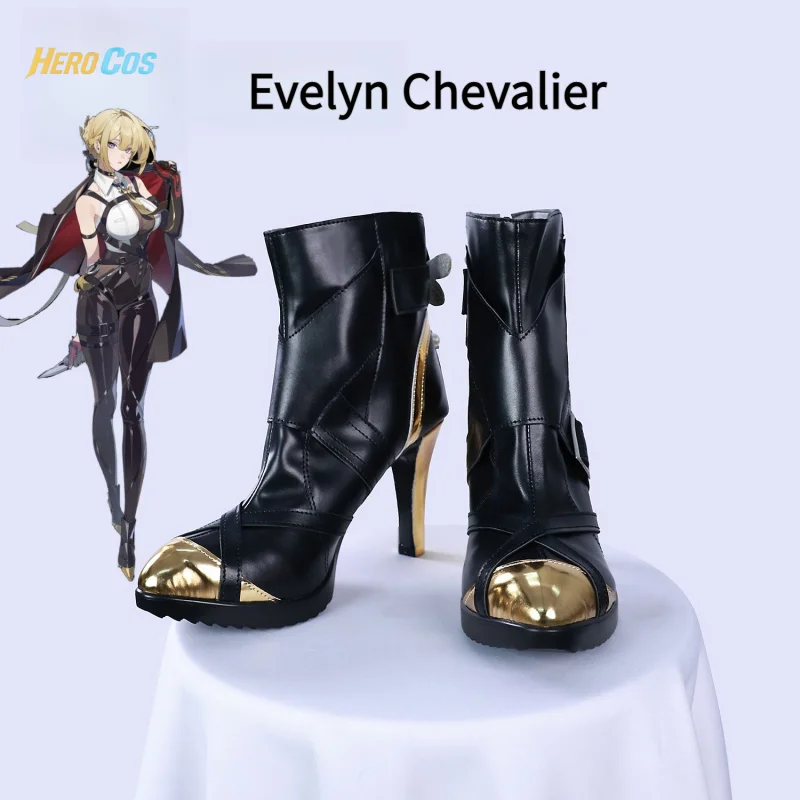 Evelyn Chevalier, туфли на высоком каблуке, ботинки для игры Zenless Zone Zero, обувь для косплея, обувь для костюмов на Хэллоуин, аксессуары HERO Cos
Evelyn Chevalier, туфли на высоком каблуке, ботинки для игры Zenless Zone Zero, обувь для косплея, обувь для костюмов на Хэллоуин, аксессуары HERO Cos