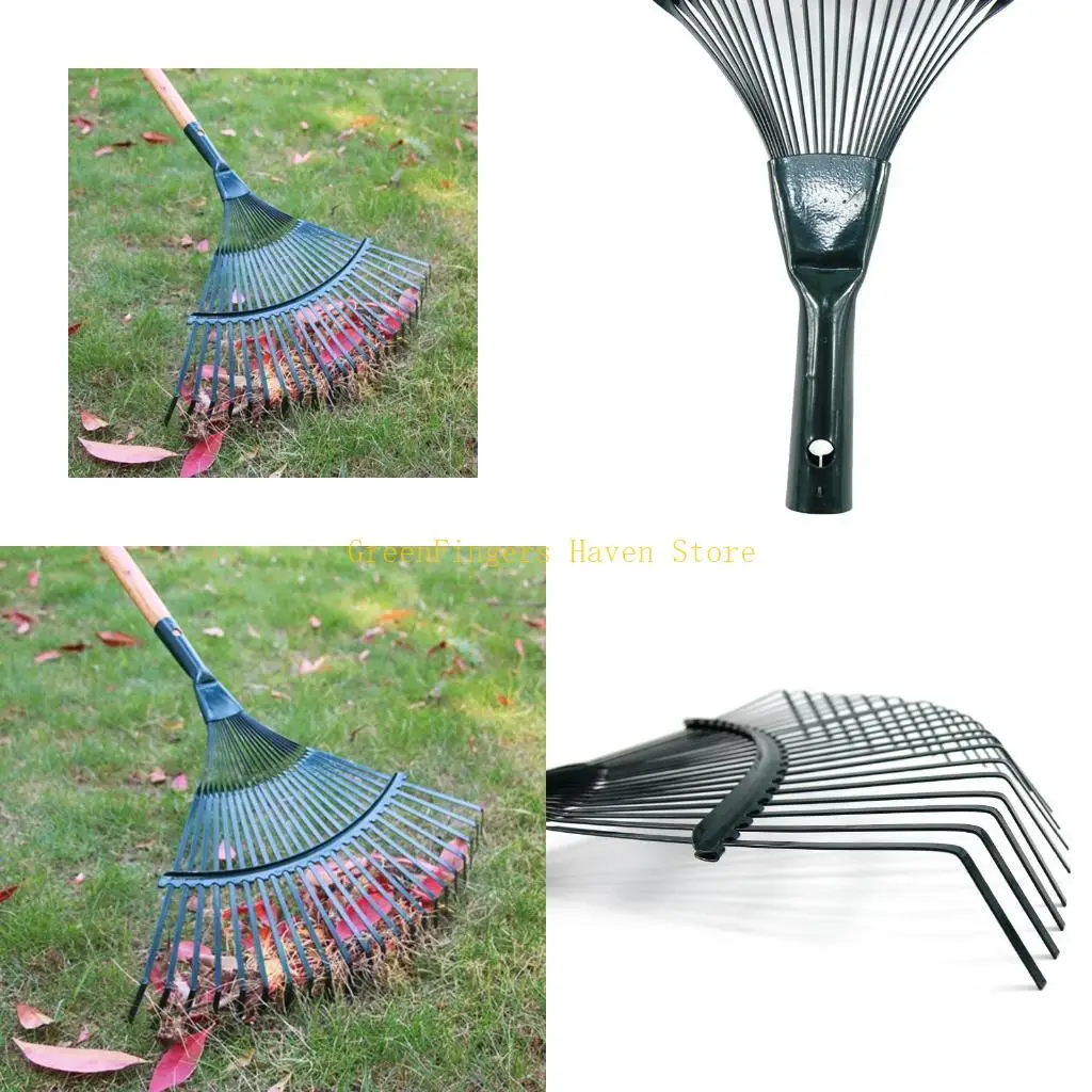F68D Upgraded 42cm 22 Teeth Steel Fan Rake for Head Replacement for Garden Lawns Patio & Yards Leaves Leaf Moss High Carbon S
F68D Upgraded 42cm 22 Teeth Steel Fan Rake for Head Replacement for Garden Lawns Patio & Yards Leaves Leaf Moss High Carbon S