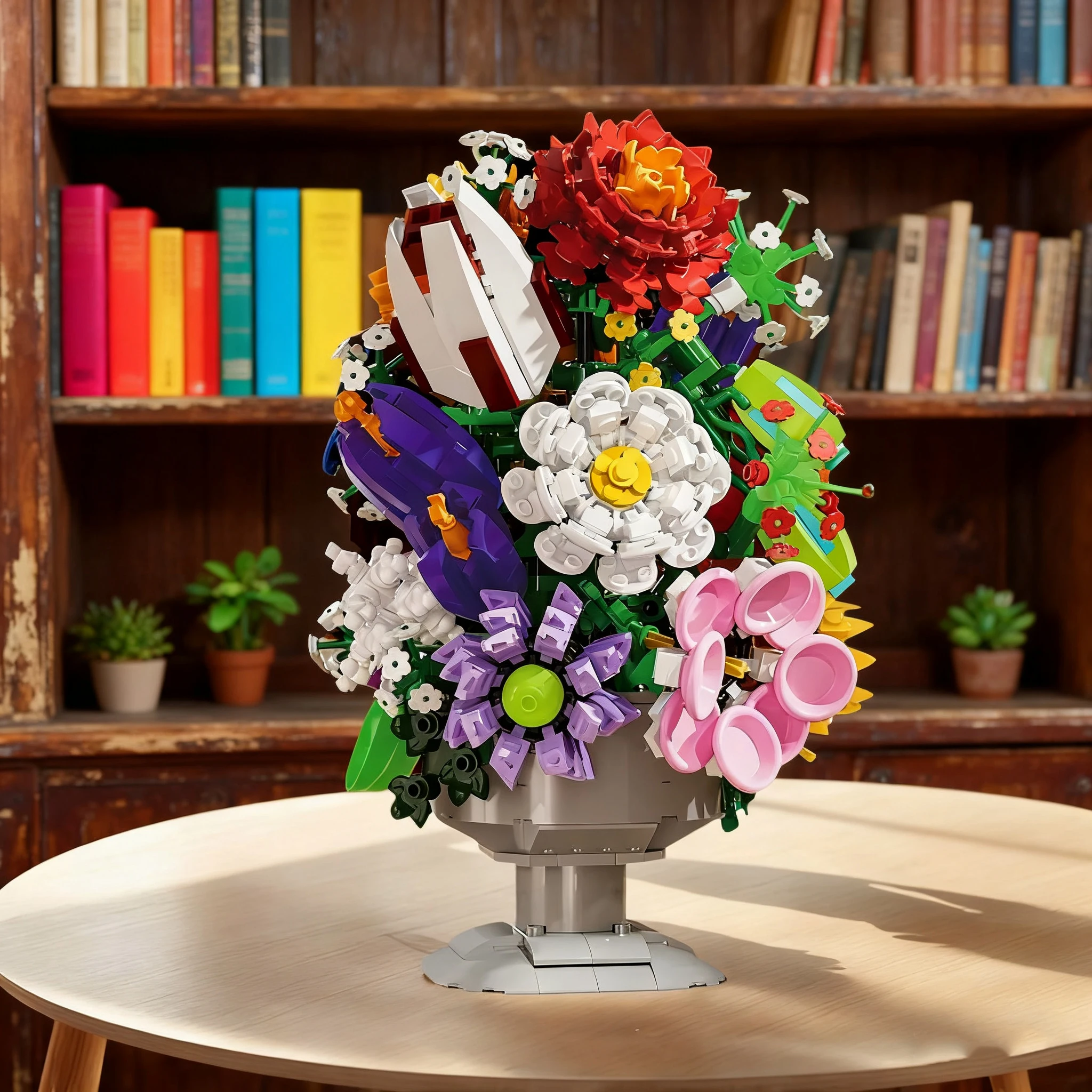 1092PCS Flower Bouquet Building Blocks Immortal Flower Bonsai Model Bricks With Vase Desktop Decor Diy Toys Girls Holiday Gifts
1092PCS Flower Bouquet Building Blocks Immortal Flower Bonsai Model Bricks With Vase Desktop Decor Diy Toys Girls Holiday Gifts