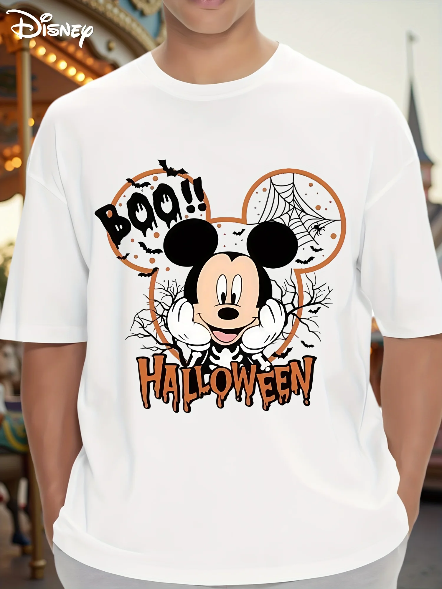 Disney T-Shirts for Men, Mickey Halloween Graphic, Ideal Gifts for Men, Comfort fit, Short Sleeve, Disney Shirts for Family
Disney T-Shirts for Men, Mickey Halloween Graphic, Ideal Gifts for Men, Comfort fit, Short Sleeve, Disney Shirts for Family