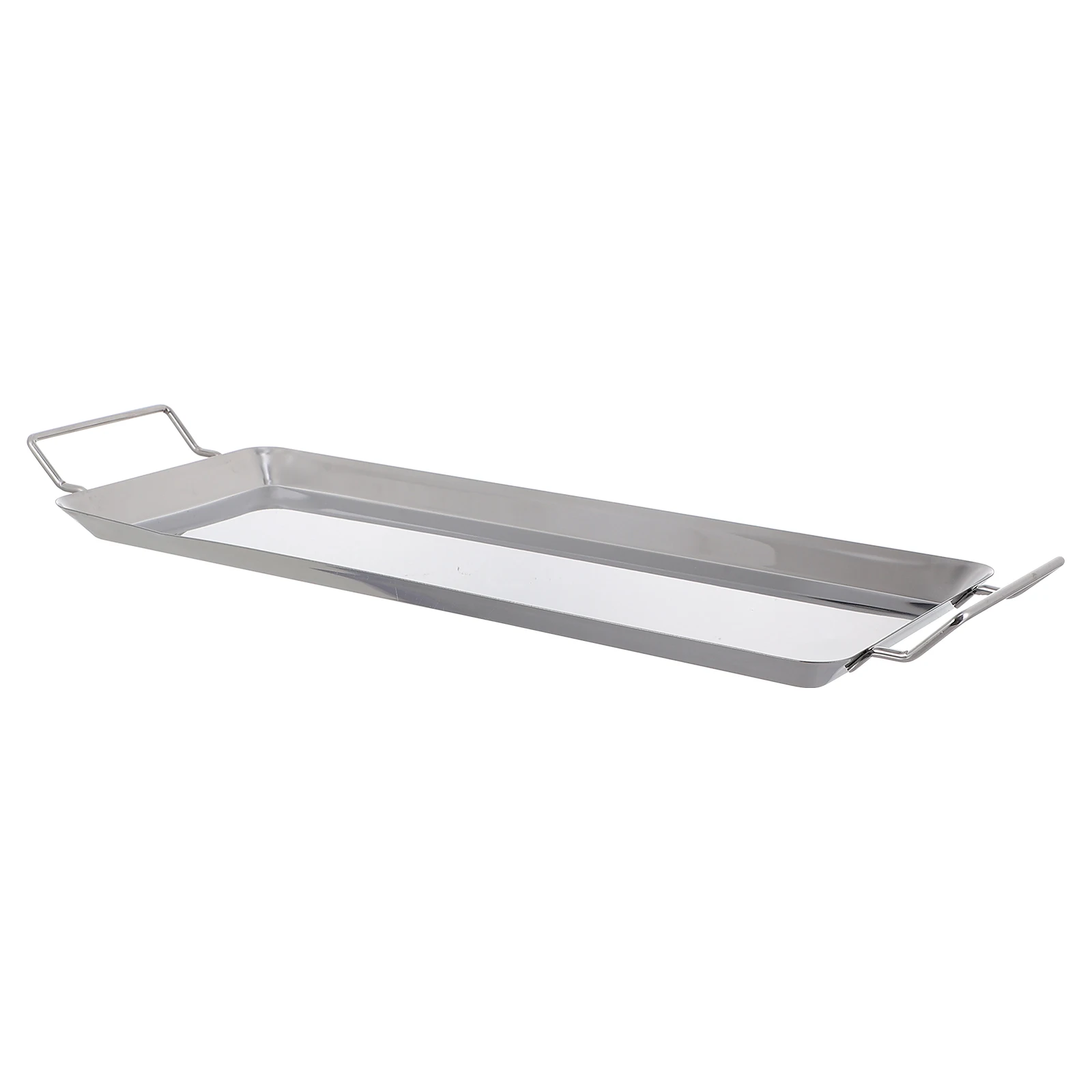 Stainless Steel Grill Pan Non Stick BBQ Tray Roasting Baking Fish Plate Bold Platter Extra Thick Heat Distribution Easy Clean
Stainless Steel Grill Pan Non Stick BBQ Tray Roasting Baking Fish Plate Bold Platter Extra Thick Heat Distribution Easy Clean