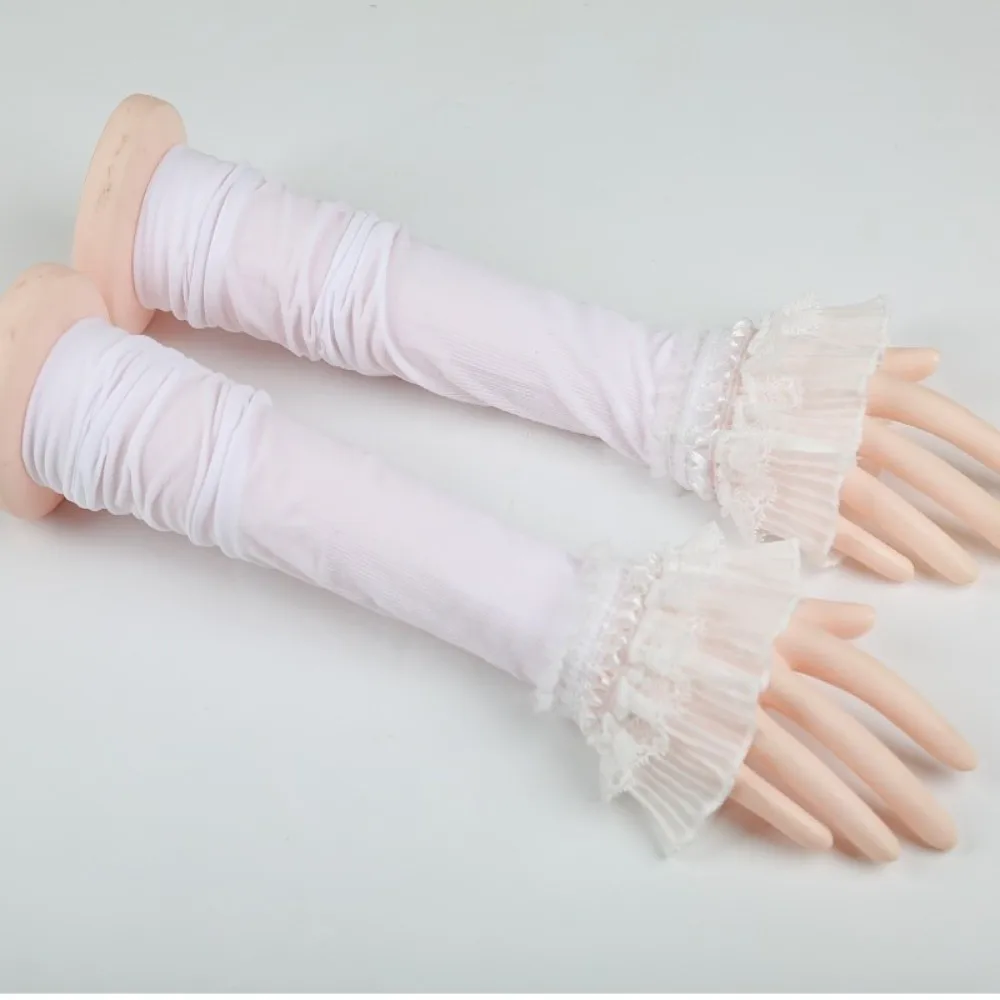 Summer Long Sleeve Lace Gloves Elastic Sun Protection Sunscreen Arm Sleeve Breathable Scar Covered Driving Gloves
Summer Long Sleeve Lace Gloves Elastic Sun Protection Sunscreen Arm Sleeve Breathable Scar Covered Driving Gloves