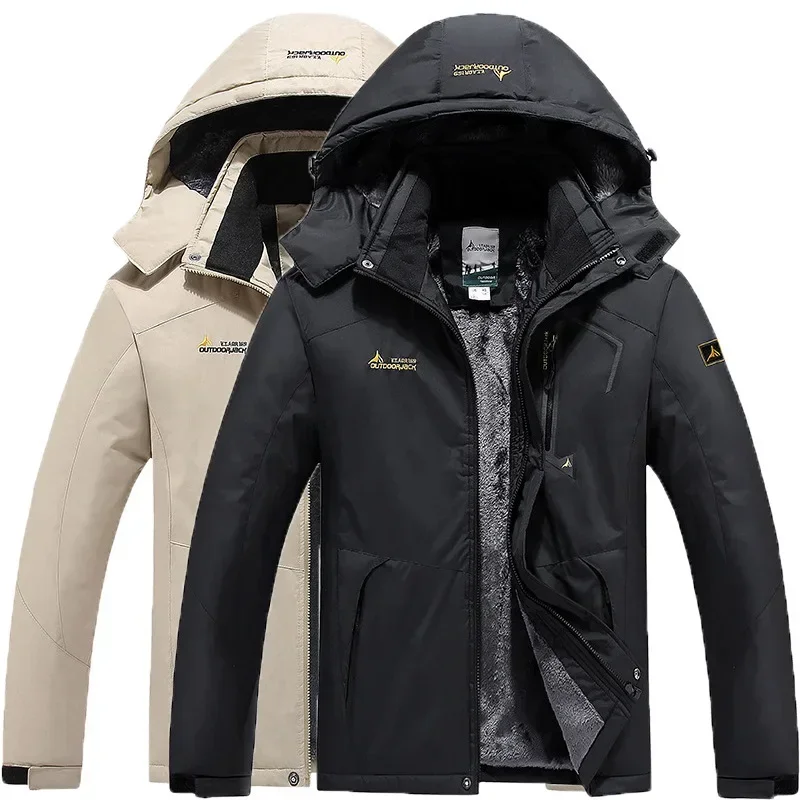 Outdoor Fleece Thickened Jacket Men's Ski Hiking Suit Couple Warm and Co Ld Cotton-padde D Ja Cket Large Size OT2 2025
Outdoor Fleece Thickened Jacket Men's Ski Hiking Suit Couple Warm and Co Ld Cotton-padde D Ja Cket Large Size OT2 2025