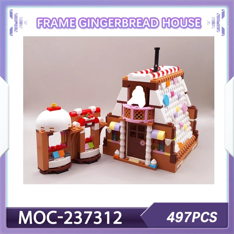 Gingerbread New Frame Festive Gingerbread House building block set MOC-237312 model gift Christmas present
Gingerbread New Frame Festive Gingerbread House building block set MOC-237312 model gift Christmas present
