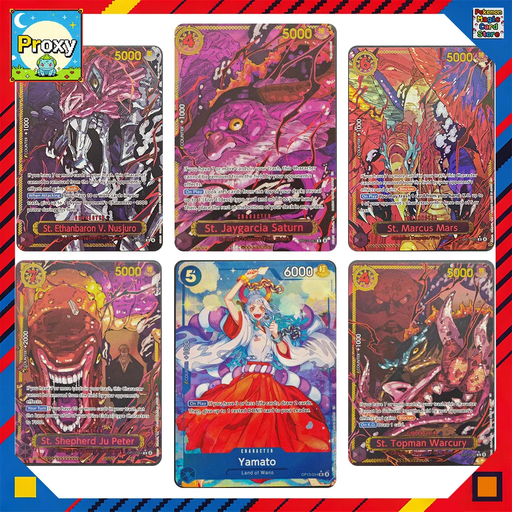 One Piece DON!! Cards OPCG Proxy blue Manga Portgas.D.Ace Boa Hancock Boeuf Burst Yamato Sabo Anime Collection Battle Cards Toys
One Piece DON!! Cards OPCG Proxy blue Manga Portgas.D.Ace Boa Hancock Boeuf Burst Yamato Sabo Anime Collection Battle Cards Toys
