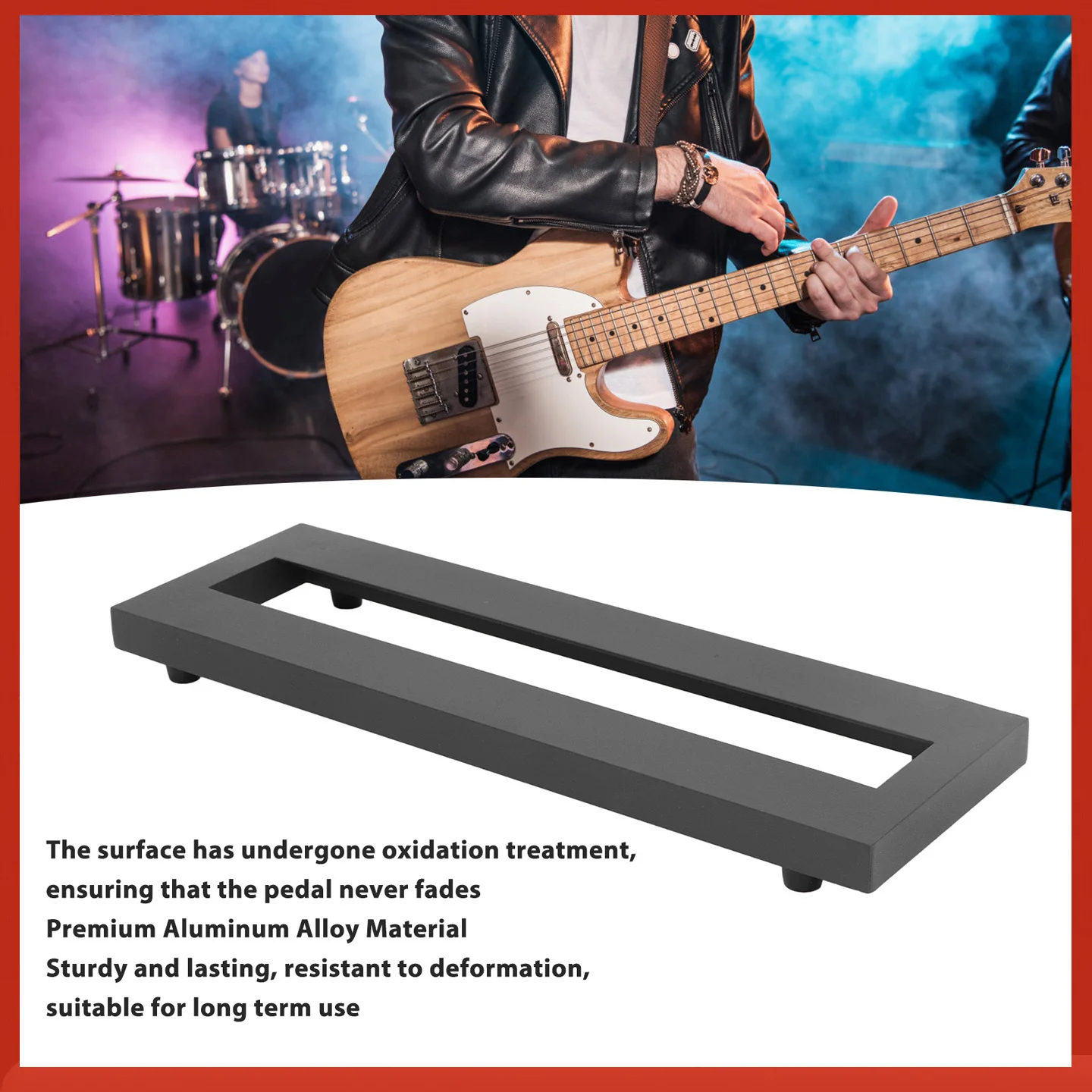 Guitar Effect Pedal Board Guitar Pedalboard Aluminum Alloy Pedalboard 15×4.9 Inch with Carrying Bag Effect Pedal Plate
Guitar Effect Pedal Board Guitar Pedalboard Aluminum Alloy Pedalboard 15×4.9 Inch with Carrying Bag Effect Pedal Plate