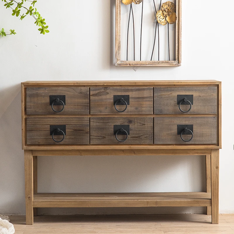 American retro country solid wood drawer creative chest cabinet storage living room storage side cabinet decoration entrance tab
American retro country solid wood drawer creative chest cabinet storage living room storage side cabinet decoration entrance tab