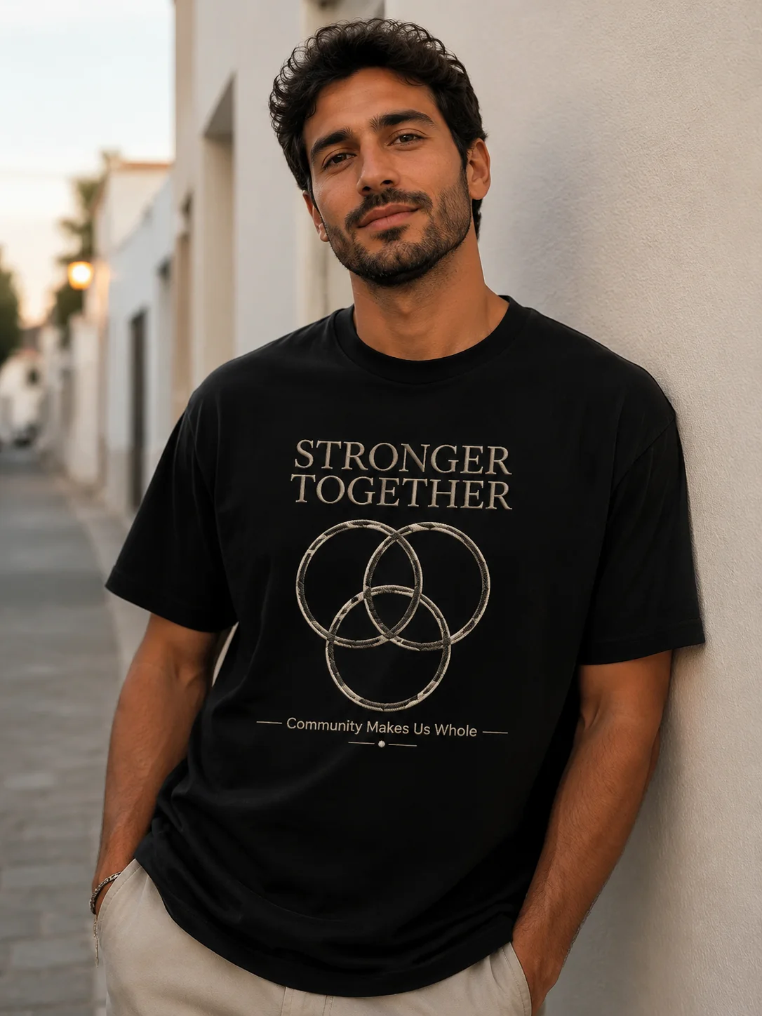 Men Graphic T Shirt Short Sleeve Loose Fit 50% Cotton 50% Polyester Fabric Stronger Together Text Graphic Print Summer Casual
Men Graphic T Shirt Short Sleeve Loose Fit 50% Cotton 50% Polyester Fabric Stronger Together Text Graphic Print Summer Casual