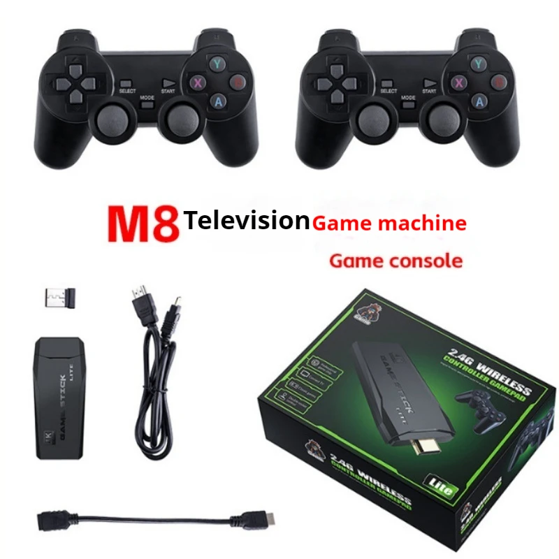 M8 Home Fever Level Nostalgic Game Console Wireless Dual Controller High-Definition Docking Retro Game Console Hdmi Interface
M8 Home Fever Level Nostalgic Game Console Wireless Dual Controller High-Definition Docking Retro Game Console Hdmi Interface