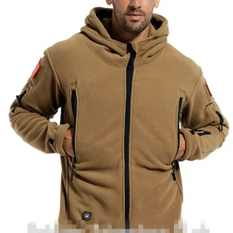 US Military-Inspired Men's Winter Thermal Fleece Coat - Hooded Soft Shell for Hiking, Hunting, Combat & Outdoor Camping
US Military-Inspired Men's Winter Thermal Fleece Coat - Hooded Soft Shell for Hiking, Hunting, Combat & Outdoor Camping