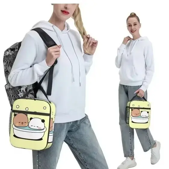 Bathing Thermal Insulated Lunch Bags School Panda And Bear Cute Portable Bag for Lunch Cooler Thermal Lunch Box
Bathing Thermal Insulated Lunch Bags School Panda And Bear Cute Portable Bag for Lunch Cooler Thermal Lunch Box