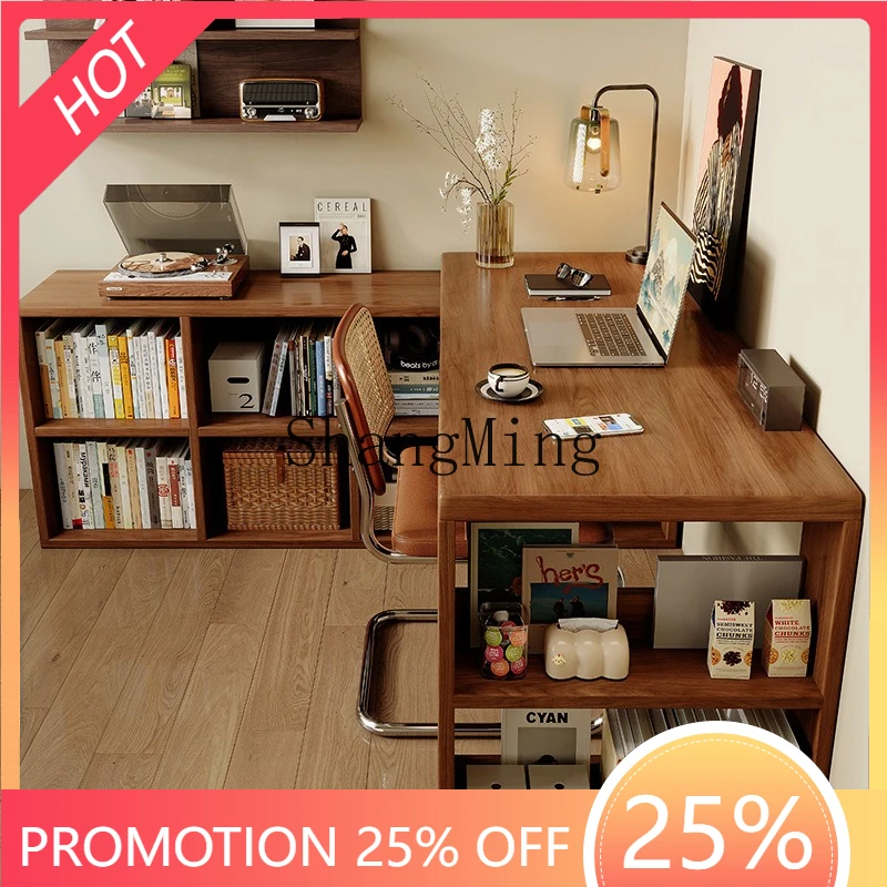 SM solid wood corner bookcase integrated bedroom home new study table writing desk antique L-shaped computer desk
SM solid wood corner bookcase integrated bedroom home new study table writing desk antique L-shaped computer desk