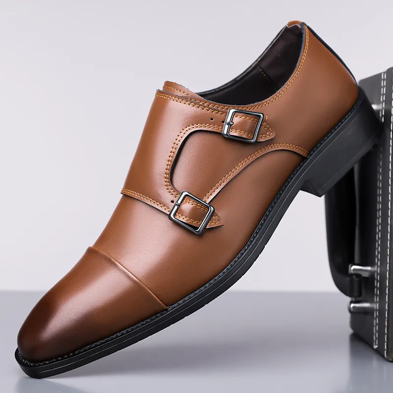 Men's Formal Leather Oxford Shoes Business Three Joint Office Dress Shoes Comfortable Slip-On Work Footwear
Men's Formal Leather Oxford Shoes Business Three Joint Office Dress Shoes Comfortable Slip-On Work Footwear