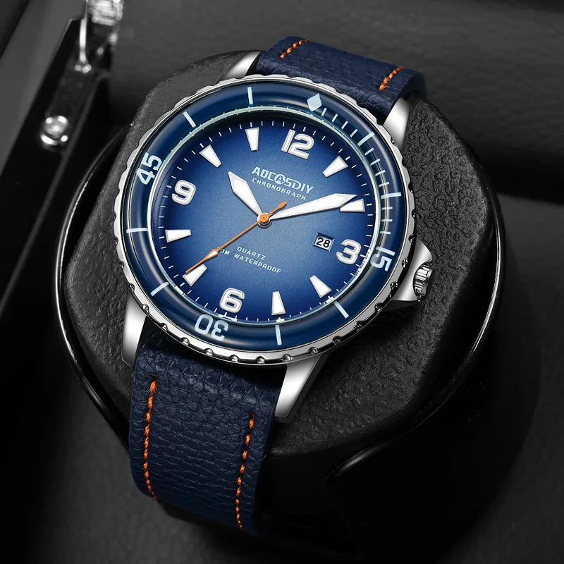 Men's Watch Light Luxury High End Brand Sports Leisure Large Dial Waterproof Calendar Night Light Male Fashion Quartz Watches
Men's Watch Light Luxury High End Brand Sports Leisure Large Dial Waterproof Calendar Night Light Male Fashion Quartz Watches