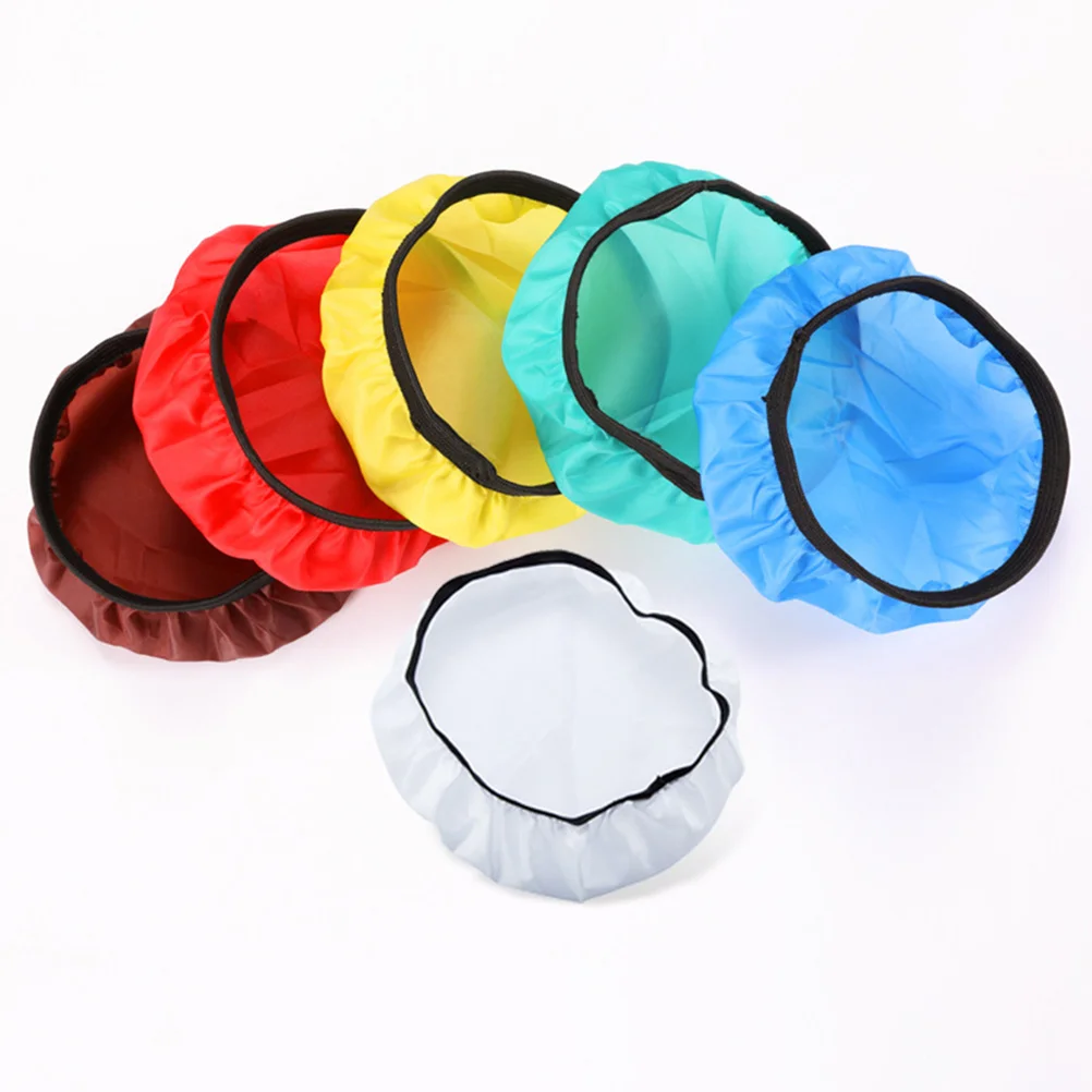 6Pcs Photography Reflector 18cm Camera Flash Diffuser Soft Light Fabric Colorful Studio Lighting Portable Durable
6Pcs Photography Reflector 18cm Camera Flash Diffuser Soft Light Fabric Colorful Studio Lighting Portable Durable