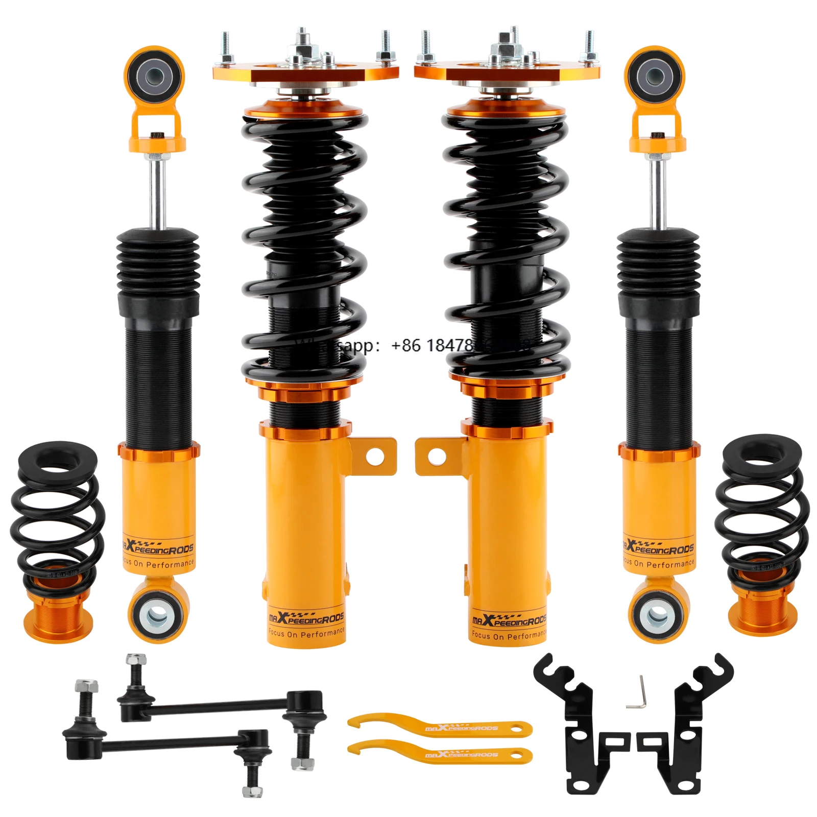 Adjustable Height Coilovers Shock Absorber for Cobalt Base LS LT LTZ Sport SS 2005-2010
Adjustable Height Coilovers Shock Absorber for Cobalt Base LS LT LTZ Sport SS 2005-2010