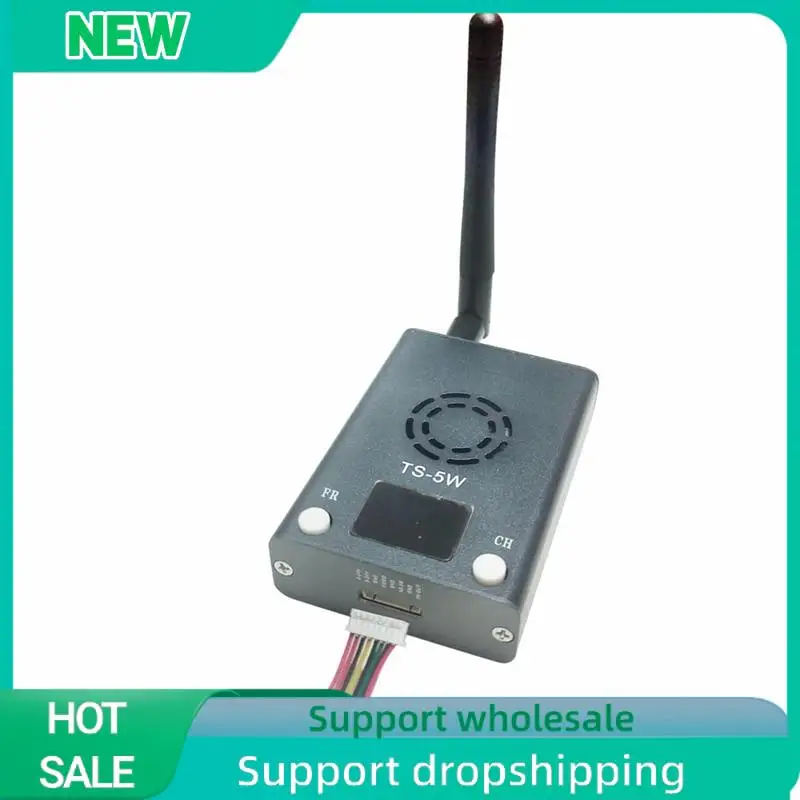 TS-5W 5.8G 56CH Transmitter Wideband FM Modulate AV Transmitter Module Audio Video Transmitter Metal
TS-5W 5.8G 56CH Transmitter Wideband FM Modulate AV Transmitter Module Audio Video Transmitter Metal
