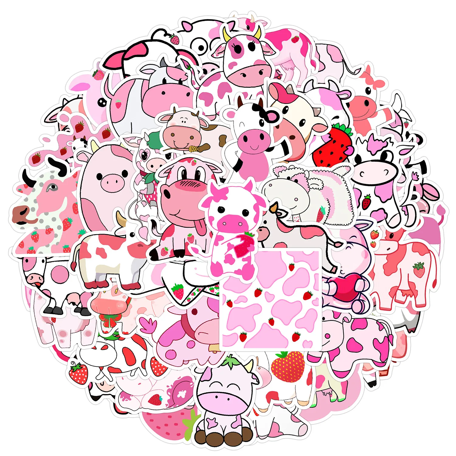 10/50PCS Cartoon Pink Cow Fun Graffiti Creative Personalized Stickers DIY Refrigerator Bookshelf Shoe Rack Wardrobe Decal Toys
10/50PCS Cartoon Pink Cow Fun Graffiti Creative Personalized Stickers DIY Refrigerator Bookshelf Shoe Rack Wardrobe Decal Toys