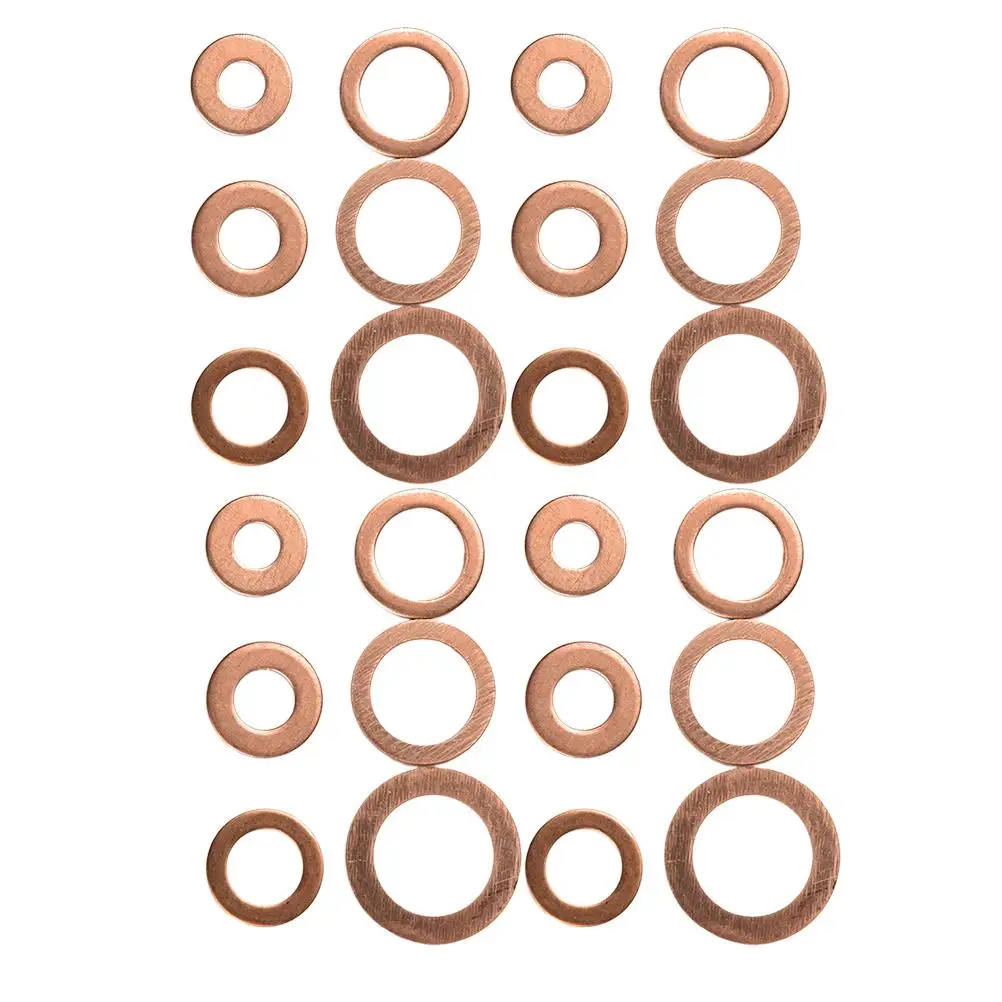 110 Pcs Lightweight Washer Sealing Boxed Copper Gasket Corrosion Resistant Sump Plug
110 Pcs Lightweight Washer Sealing Boxed Copper Gasket Corrosion Resistant Sump Plug