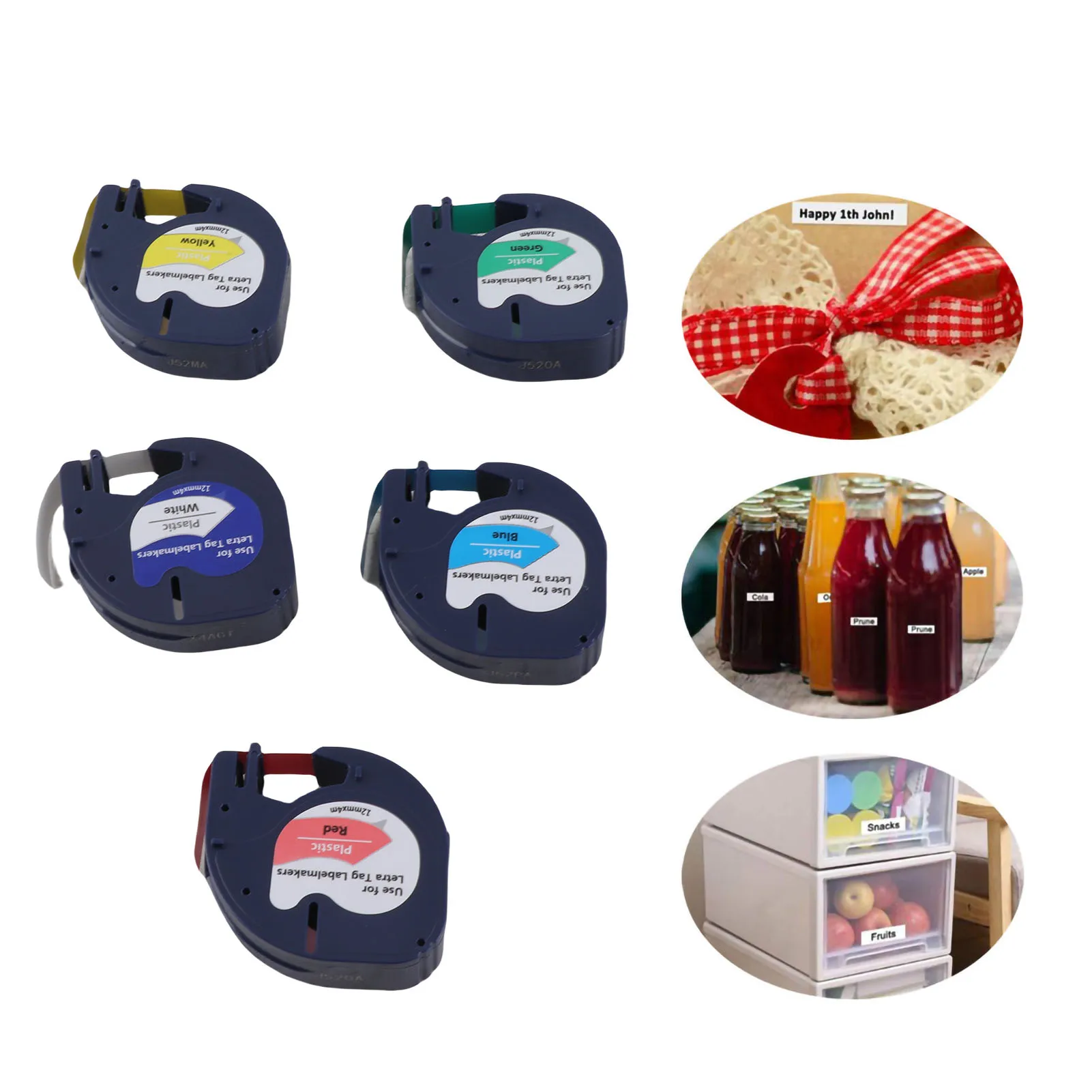 5PK Compatible with Dymo Plastic 91331 12mm Label Tape Laminated Replacement Pack DIY Labels Plastic Label Tape Label Tape
5PK Compatible with Dymo Plastic 91331 12mm Label Tape Laminated Replacement Pack DIY Labels Plastic Label Tape Label Tape